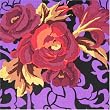 Kaffe Fassett Brokade Floral Crimson