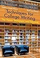 Techniques for College Writing: The Thesis Statement and Beyond