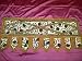 FREE SHIP Gold White Beads Vintage Sari Toran Window Door Tapestry Topper Valance