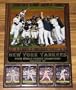 2009 WORLD CHAMPION NEW YORK YANKEES TEAM CELEBRATION PHOTO DARK WALNUT WOOD COLLECTOR PLAQUE