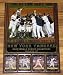 2009 WORLD CHAMPION NEW YORK YANKEES TEAM CELEBRATION PHOTO DARK WALNUT WOOD COLLECTOR PLAQUE