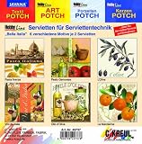 Hobby Line 49737 - Serviettenmischpackung Bella Italia 6 Motive 2 St&uuml;ck