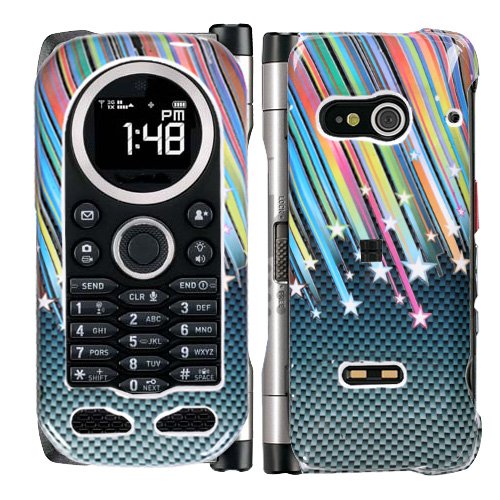 Carbon Star Protector Case Snap On Hard Cover for Casio Hitachi Brigade C741 Verizon