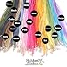 Organza Cord Necklaces Pack of 100 Neck Cords + 10 FREE! with Clasps Rainbow Color Assortment Silver