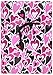 G MED Women's Printed Fashion Wrap Scrub Top with Back Tie