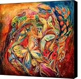 The Dance of Butterflies Canvas Print / Canvas Art - Artist Elena Kotliarker