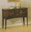 All new item Espresso finish sideboard server with cabinets and drawers