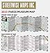 Artwise Paris Museum Map - Laminated Museum Map of Paris, FR