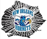 New Orleans Hornets Shattered Mini-Cutz Window Decal