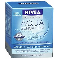 NIVEA Visage Aqua Sensationaugenpflege f�r Normale und Mischhaut, 15 ml