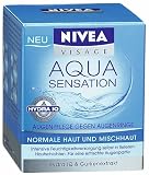 NIVEA Visage Aqua Sensationaugenpflege f�r Normale und Mischhaut, 15 ml
