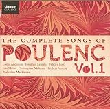 Poulenc: Die Lieder Vol.1