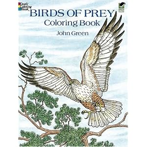 Birds of Prey Coloring Book (Coloring Books) (Paperback)