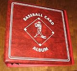 read full review 1 (One) Red Binder BCW 3 Inch D Ring MLB Baseball Trading Cards Collection Album