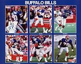 Buffalo Bills (James Lofton, Jim Kelly, Andre Reed, Cornelius Bennett, Thurman Thomas, Bruce Smith) Sports Poster Print - 16