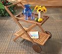 Amazon Teak Folding Serving Cart