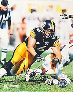 Alan Faneca Autographed Photo - Steelers 8x10 Style 1 w COA - JSA Certified - Autographed NFL Photos
