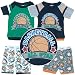 Basketball Set of Two Shorty Pajamas for Infant and Toddler Boys