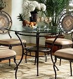 Kitchen & Housewares : Basil 'Antique Brown' Dining Table Pedestal