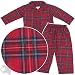 Lanz of Salzburg Red Plaid Coat-Style Pajamas for Toddlers and Boys