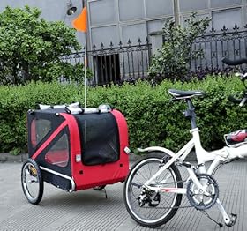 aosom pet bike trailer
