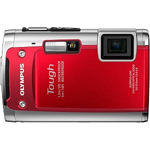 OlympusTG-610Tough 14 MP Digital Camera , 5x Wide Optical Zoom (28mm), 3 920K LCD (Red)