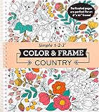 Color & Frame Coloring Book - Country