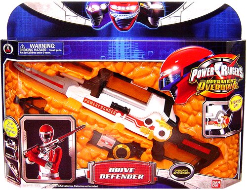 Childrens Toyshop  Toys : Power Rangers Operation Overdrive Power Ranger Weapons - Drive Defender