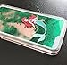 iPhone 6 & 6S Case, GREEN ARIEL MERMAID Luxury Bling Waterfall Sparkle Hard Protective Cover with Liquid Infused with Floating Glitter and Stars and FREE TEMPERED GLASS