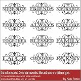 Photoshop Brushes - Embraced Sentiments Brushes and Stamps