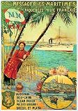 AUSTRALIE INDO-CHINE Art Print Poster By POSTER TRAVEL, 39.25 " x 27.25 "