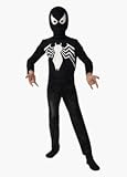  : Black Suit Spider-Man (Spiderman) Child Halloween Costume Size 4-6 (B196)