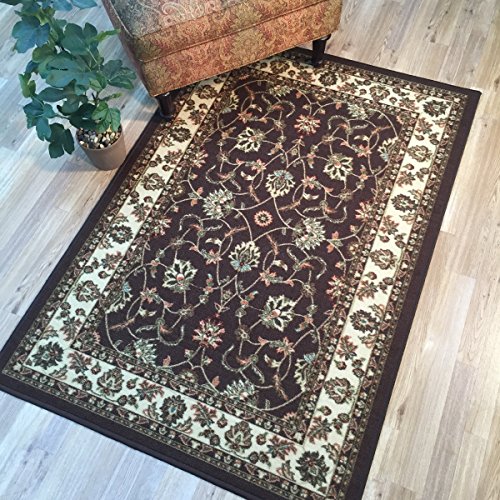 AntiBacterial Rubber Back AREA RUGS NonSkid/Slip 3x5 Floor Rug