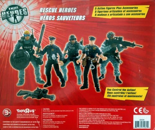 True Heroes Emergency Hero Police 5 Pack