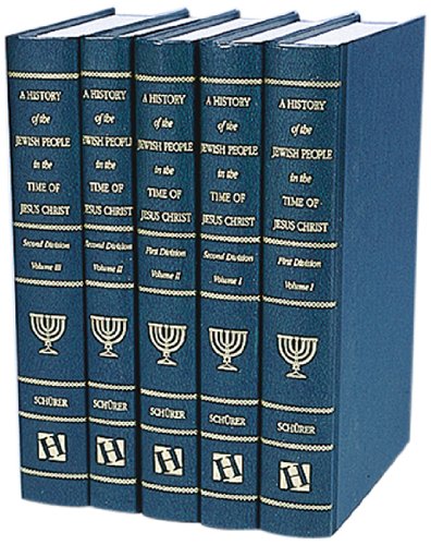 a history of the jewish people in the time of jesus christ 5 volume set