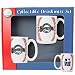 Milwaukee Brewers 2-Piece Ceramic Gameball Mug Set (Primary Logo)