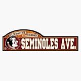 NCAA Florida State Seminoles FSU Zone Sign **