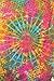 Colorful Tie Dye Mandala Tapestry Hippie Hippy Throw Bedspread Dorm Decor Bohemian Bedspread Bed Cover Bedding Psychedelic Tapestry Picnic Beach Sheet Coverlet