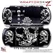 Chrome Skulls WraptorSkinz Skin and Screen Protector Kit fits Sony PSP 3000