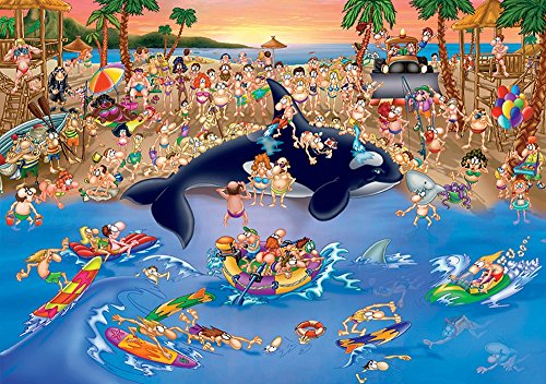 D-Toys Cartoon Collection - Seaside Antics Jigsaw Puzzle, 1000-Piece