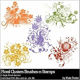 Photoshop Brushes - Floral Clusters No. 02 Brushes and Stamps