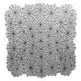 Heritage Lace Spider Web 60-Inch by 60-Inch Table Topper, Black