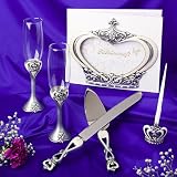 Royal Wedding Collection of crown design wedding day accessories