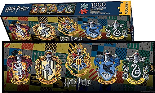 Aquarius Harry Potter Crests Slim Puzzle (1000 Piece)