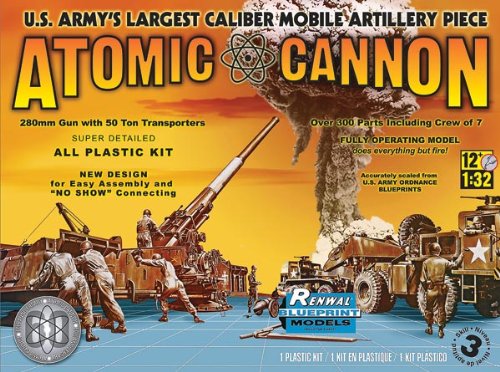 Atomic Cannon 60th Anniversary 1/32 Renwal Revell On Sale