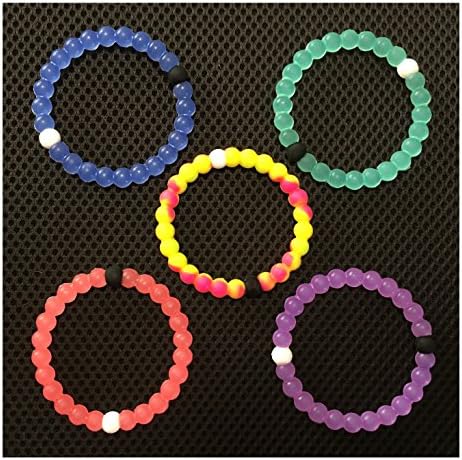 Herolewis Silicone Bracelet Soft and Elastic 4 Size 10 Color (Medium 7 Inches, Girls)