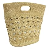 Magid Woven Elements Cut Out Handle Tote (Natural) Reviews Magid Woven Elements Cut Out Handle Tote (Natural) Reviews