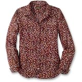 Dotted Print Roll-Sleeve Shirt