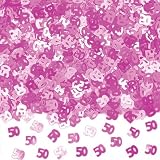 Pink Shimmer 50th Birthday Party Confetti (Metallic)