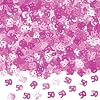 Pink Shimmer 50th Birthday Party Confetti (Metallic)
